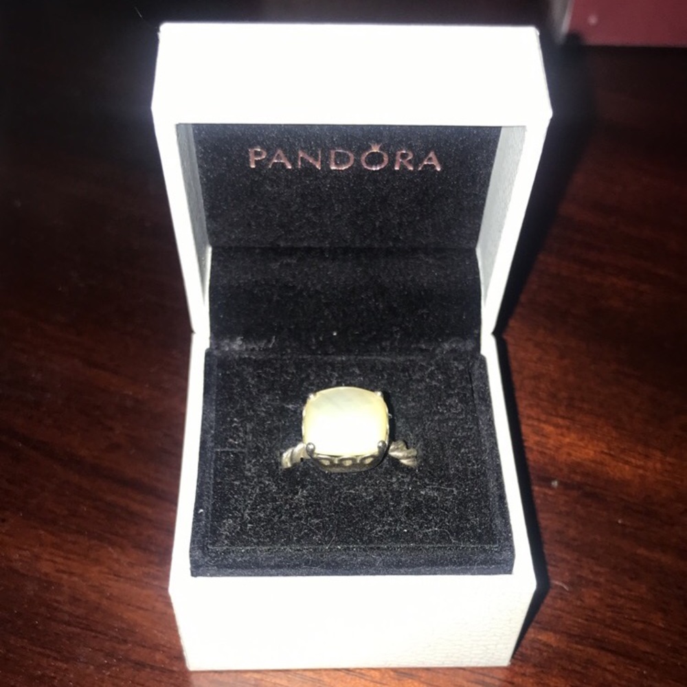 Pandora Mother of Pearl Ring